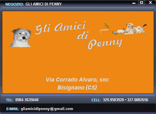 Gli Amici di Penny - Bisignano (CS) - Pet Shop - Toelettatura